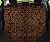 Coffee Bean Pattern Dog Car Seat Covers