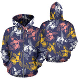 Koi Fish Carp Fish Pattern Zip Up Hoodie