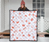 Sushi Pattern Premium Quilt