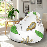 Color Hand Drawn Cocoa Pattern Bean Bag Cover