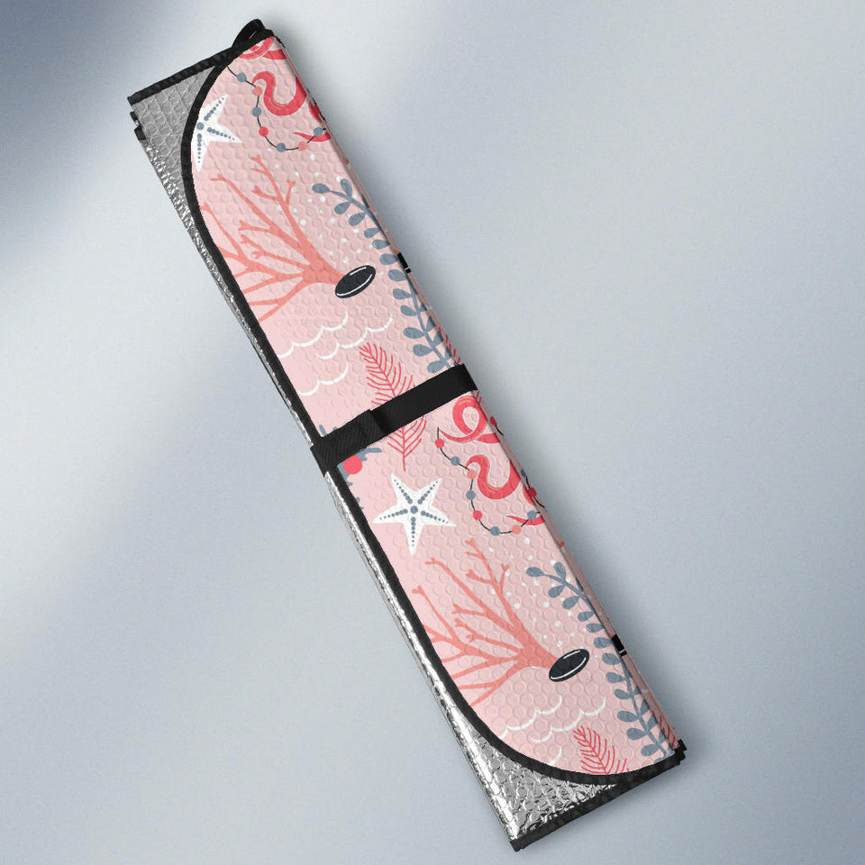 Octopus Winter Hat Garland Fish Candy Seaweed Coral Starfish Car Sun Shade