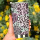 Spider Web Cobweb Design Color Pattern Tumbler