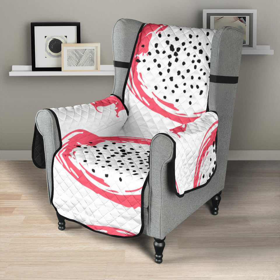 Hand drawn dragon fruit Chair Cover Protector