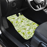 Cute Frog Dragonfly Pattern Front Car Mats