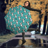 Hand Drawn Boston Terrier Dog Pattern Umbrella