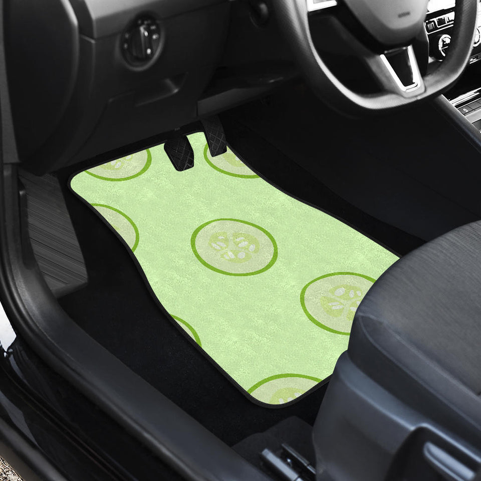 Cucumber Pattern Front Car Mats