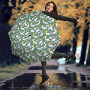 Pelican Pattern Print Design 04 Umbrella