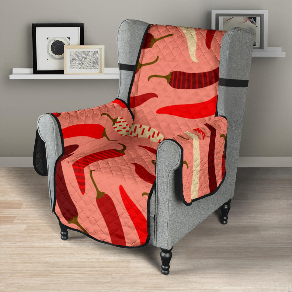Beautiful Chili peppers pattern Chair Cover Protector