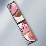 Cake Cupcake Sweets Pattern Car Sun Shade