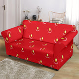 Strawberry Texture Skin Pattern Loveseat Couch Slipcover