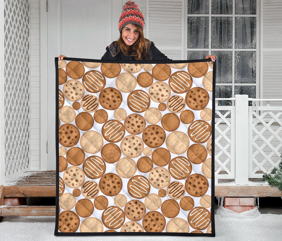 Various Cookie Pattern Premium Quilt