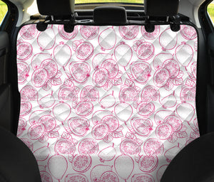 Sketch Guava Pattern Dog Car Seat Covers