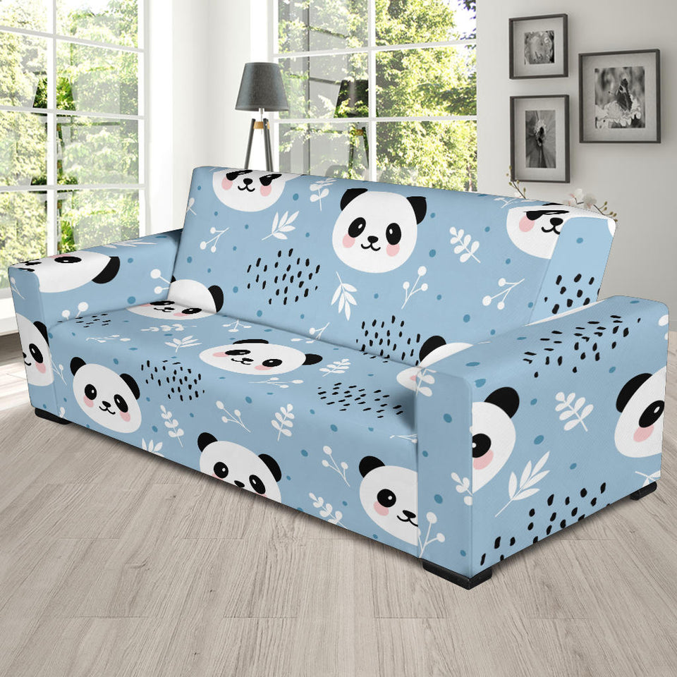 Cute Panda Pattern Sofa Slipcover