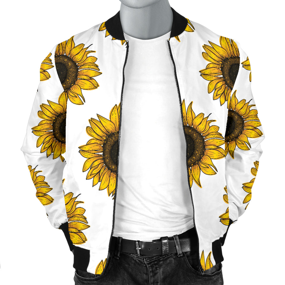 Sunflowers Design Pattern Men'S Bomber Jacket