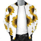 Sunflowers Design Pattern Men'S Bomber Jacket