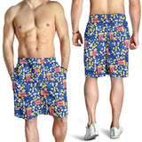 Popcorn Pattern Print Design 01 Men Shorts