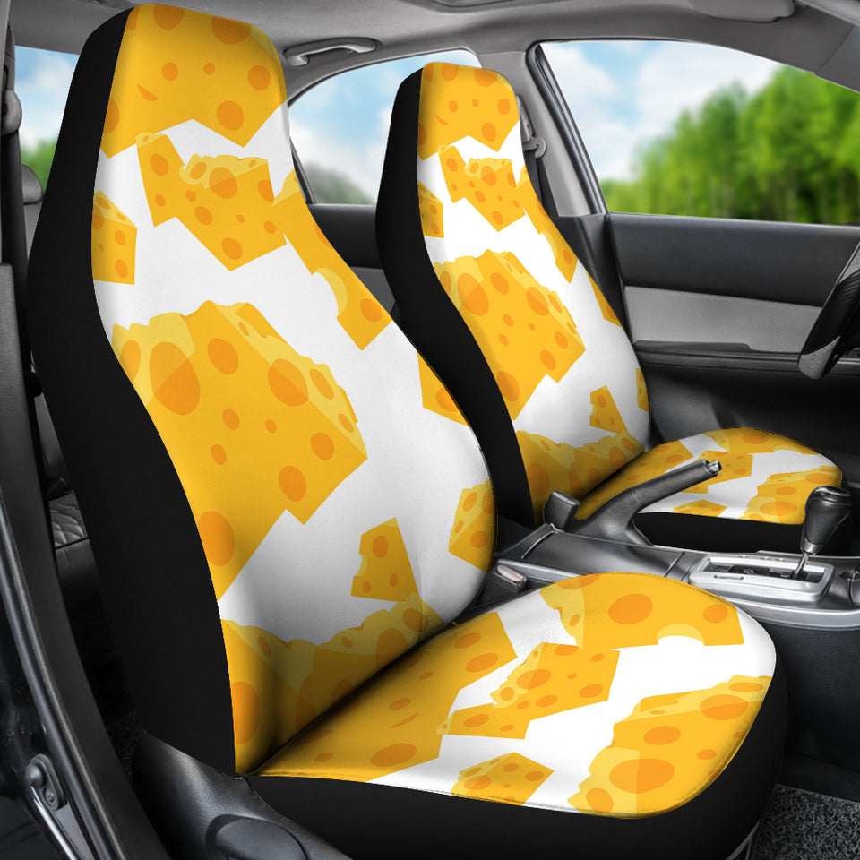 Cheese Slice Pattern  Universal Fit Car Seat Covers