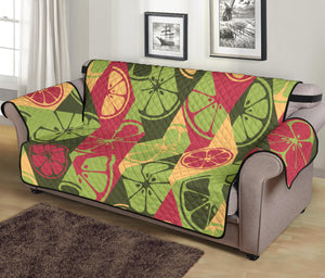 Cool Geometric lime pattern Sofa Cover Protector