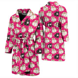 Guinea Pig Pattern Print Design 01 Men's Bathrobe
