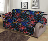 Octopus sea wave tropical fishe pattern Sofa Cover Protector