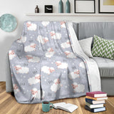 Sweet Dreams Sheep Pattern Premium Blanket