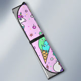 Cute Ice Cream Cone Animal Pattern Car Sun Shade