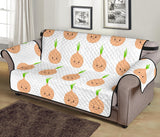 cute onions smiling faces Sofa Cover Protector