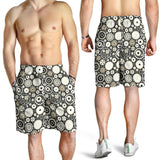 Gear Pattern Print Design 02 Men Shorts