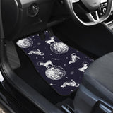 Chihuahua Space Helmet Astronaut Pattern Front And Back Car Mats