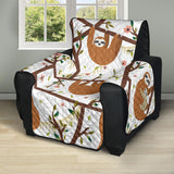 Sloths hanging on the tree pattern Recliner Cover Protector
