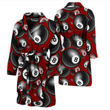 Billiard Ball Pattern Print Design 05 Men's Bathrobe