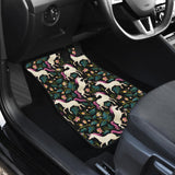Unicorns Forest Background Front Car Mats
