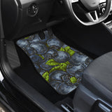 Blueberry Pattern Front And Back Car Mats