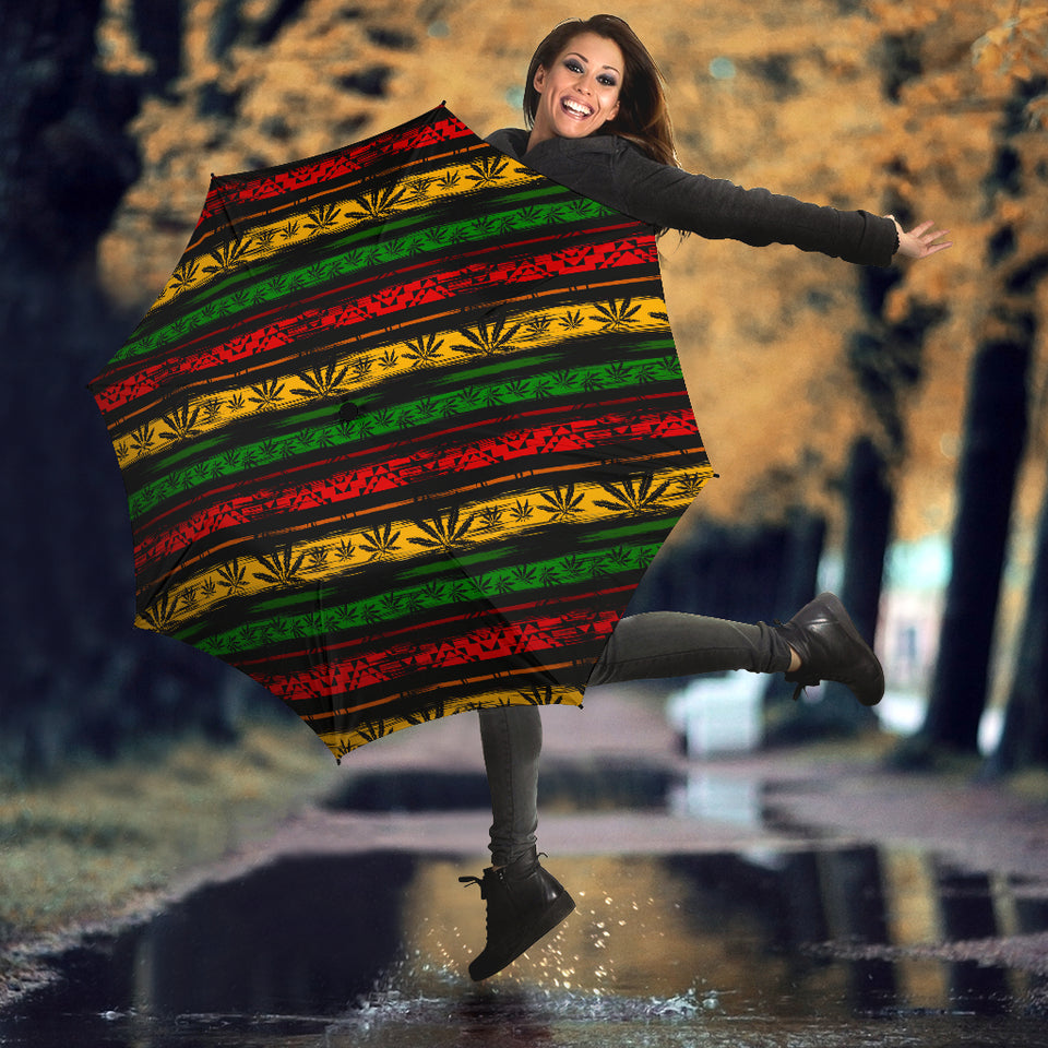 Canabis Marijuana Weed Pattern Print Design 04 Umbrella