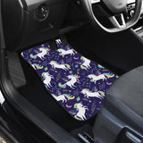 Hand Drawn Cute Unicorn Star Planet Front Car Mats