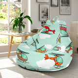 Helicopter Design Pattern Bean Bag Cover