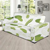Cucumber Sketch Pattern Sofa Slipcover