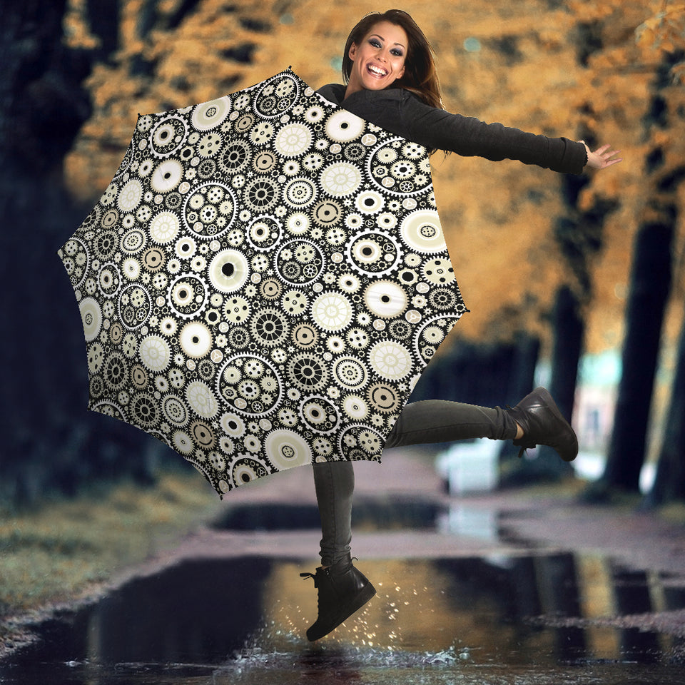 Gear Pattern Print Design 02 Umbrella