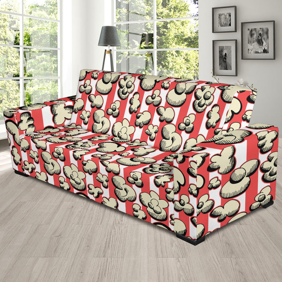Popcorn Pattern Print Design 05  Sofa Slipcover