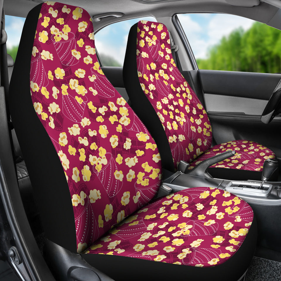 Popcorn Pattern Print Design 02 Universal Fit Car Seat Covers