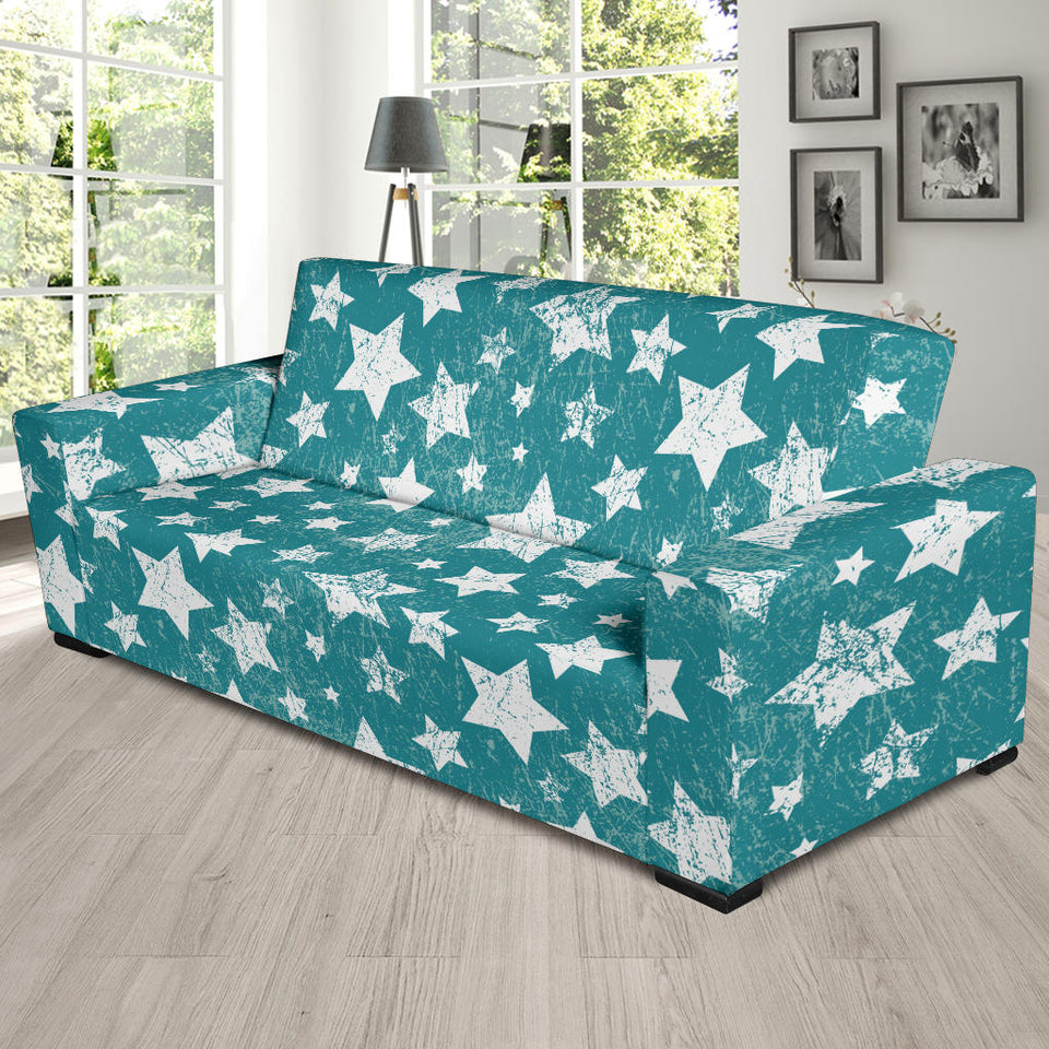 Vintage Star Pattern Sofa Slipcover