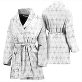 Airplane Print Pattern Women'S Bathrobe