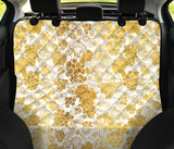 Gold Grape Pattern Dog Car Seat Covers