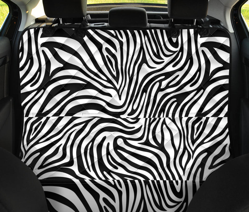 Zebra Skin Pattern Dog Car Seat Covers