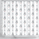 Penguin Pattern Shower Curtain Fulfilled In US