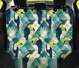 Toucan Tropical Leaves Design Pattern  Dog Car Seat Covers