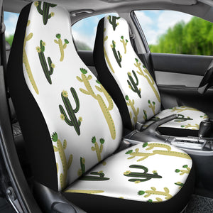 Cute Cactus Pattern  Universal Fit Car Seat Covers