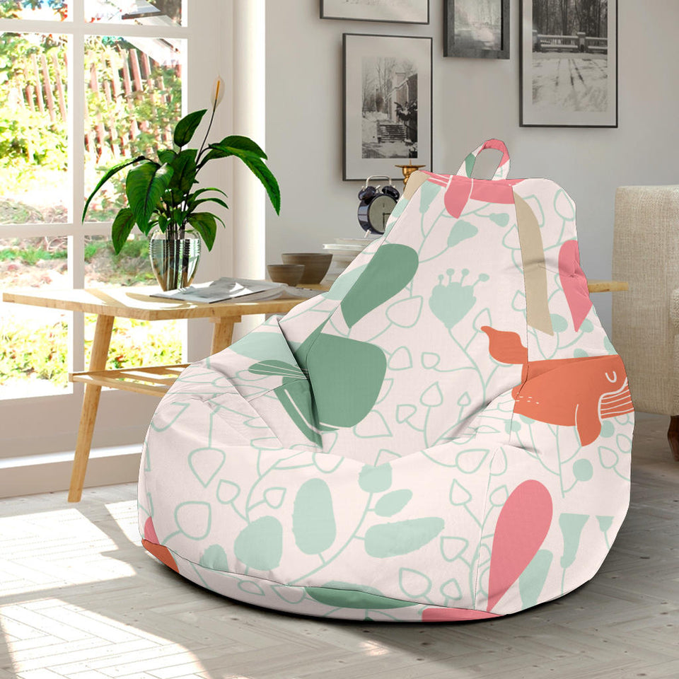 Cute Whale Pattern Bean Bag Cover