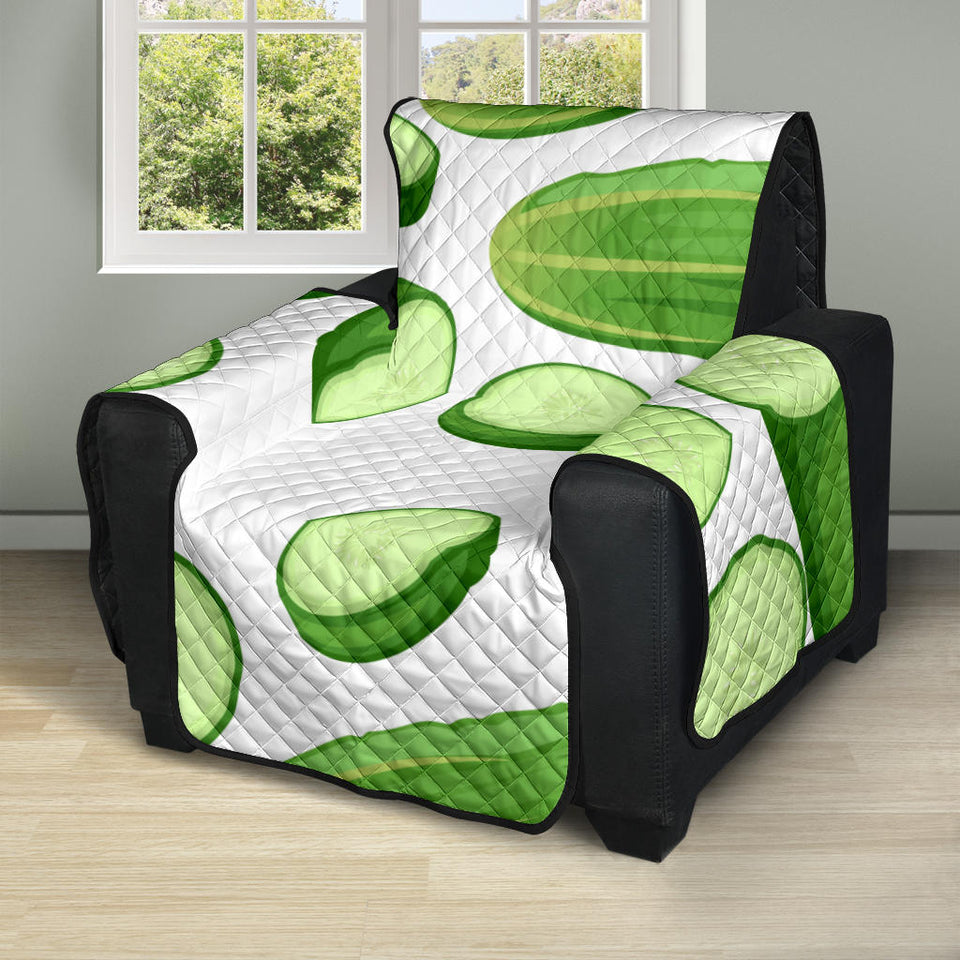 cucumber whole slices pattern Recliner Cover Protector
