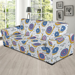 Snail Pattern Print Design 05  Sofa Slipcover